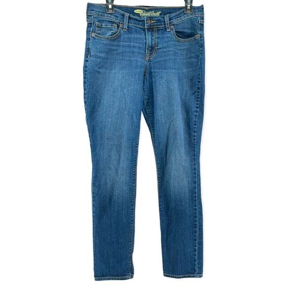 Old Navy The Sweetheart Hudson Women’s Mid Rise Straight Leg Denim Jeans Size 6 - Picture 1 of 14